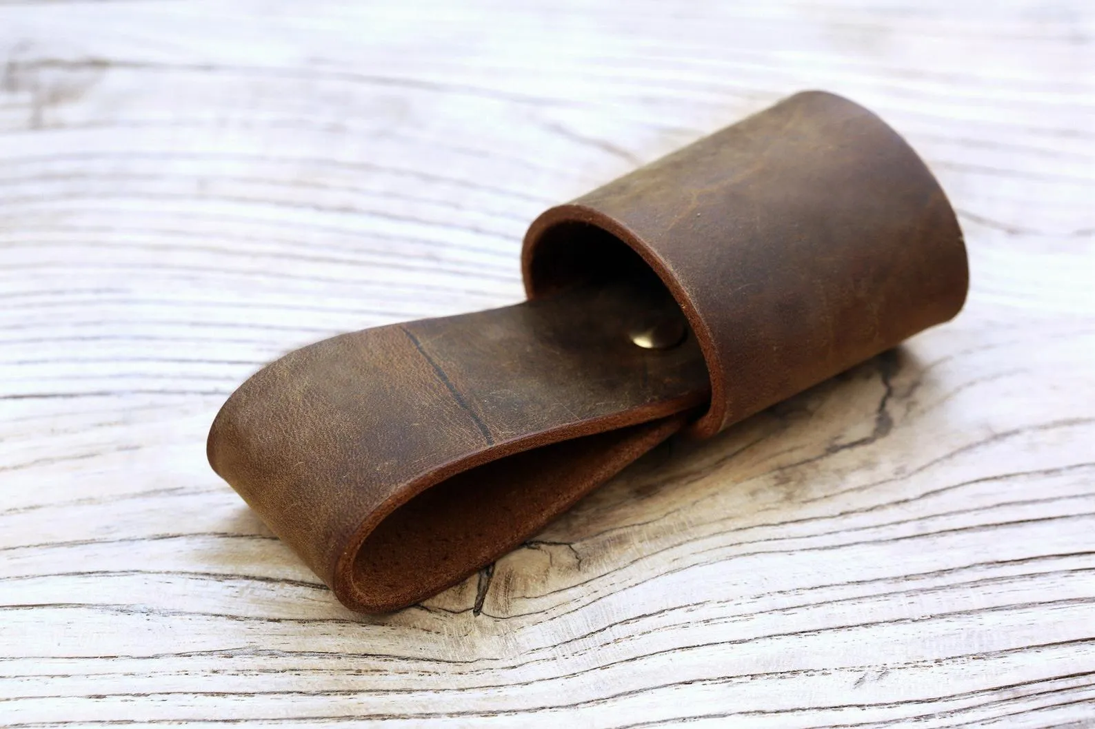 distressed leather tool belt holster