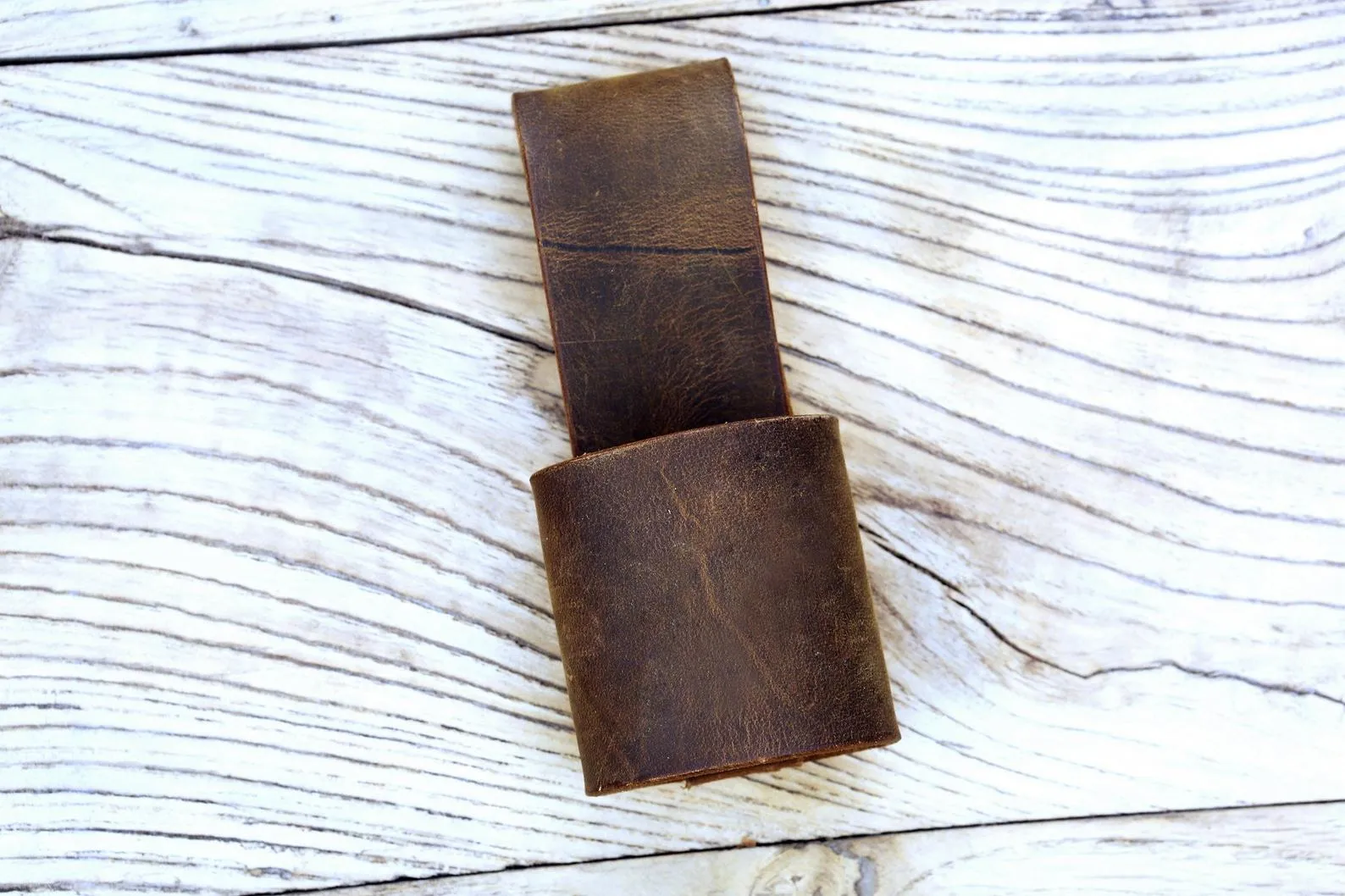 distressed leather tool belt holster
