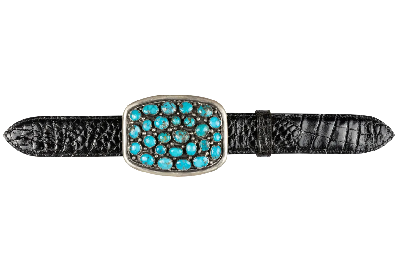 Diva Diamonds Morenci Turquoise Trophy Buckle