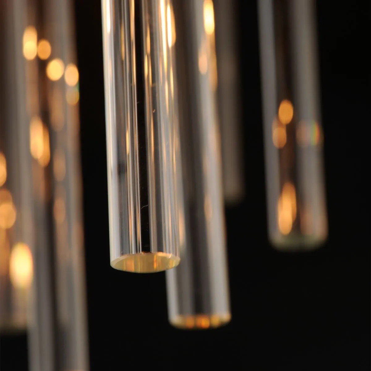 Divine 24 in. 8 Lights Chandelier Gold Finish