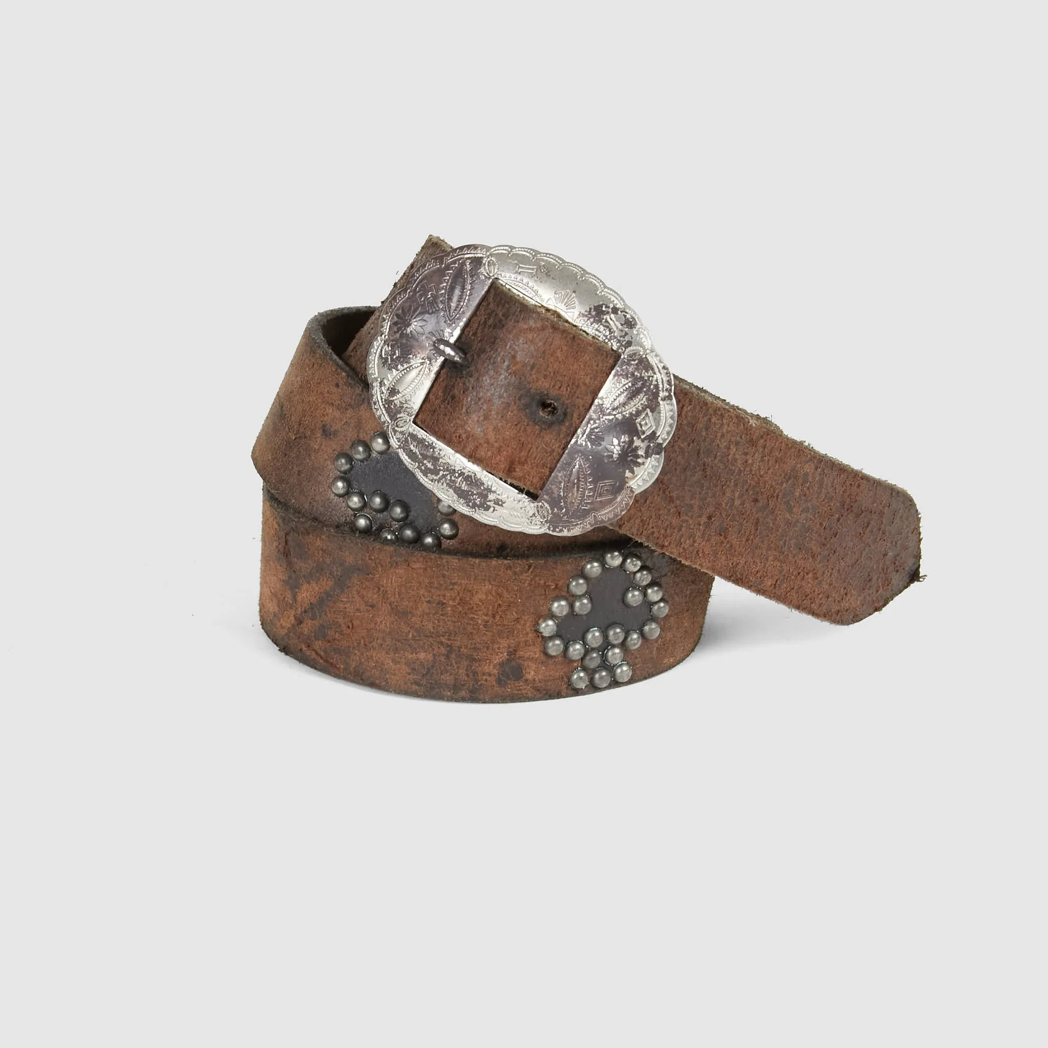 Double RL Studed Playing Card Belt