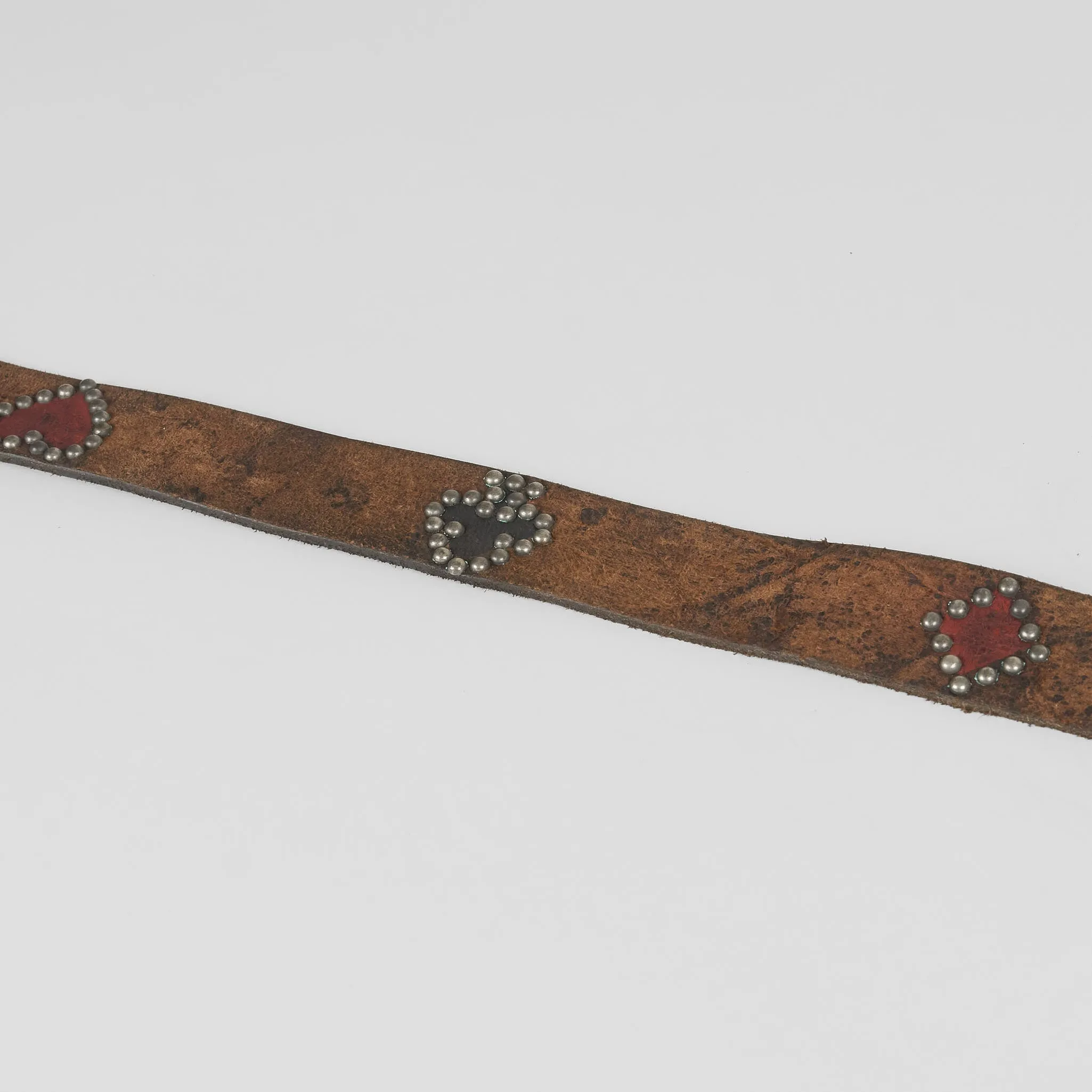 Double RL Studed Playing Card Belt