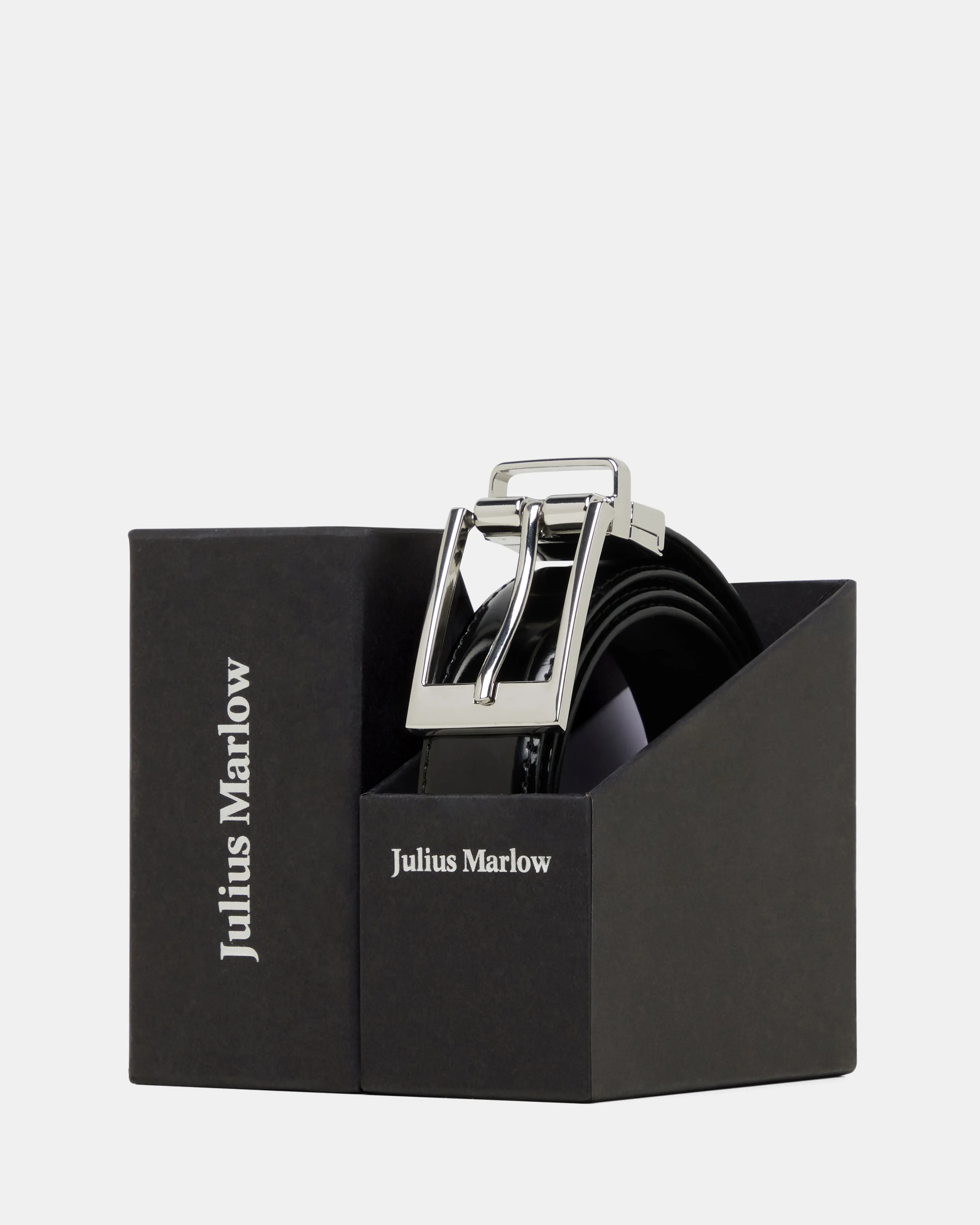 Dress Belt Black Patent/Black
