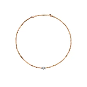Eka 18ct Rose & White Gold Diamond Necklace 73101C3_PB_R_BBB
