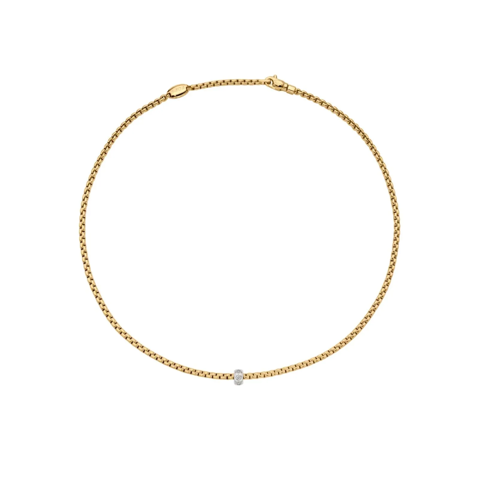 Eka 18ct Yellow & White Gold Diamond Necklace 73101CX_BB_G_XBX