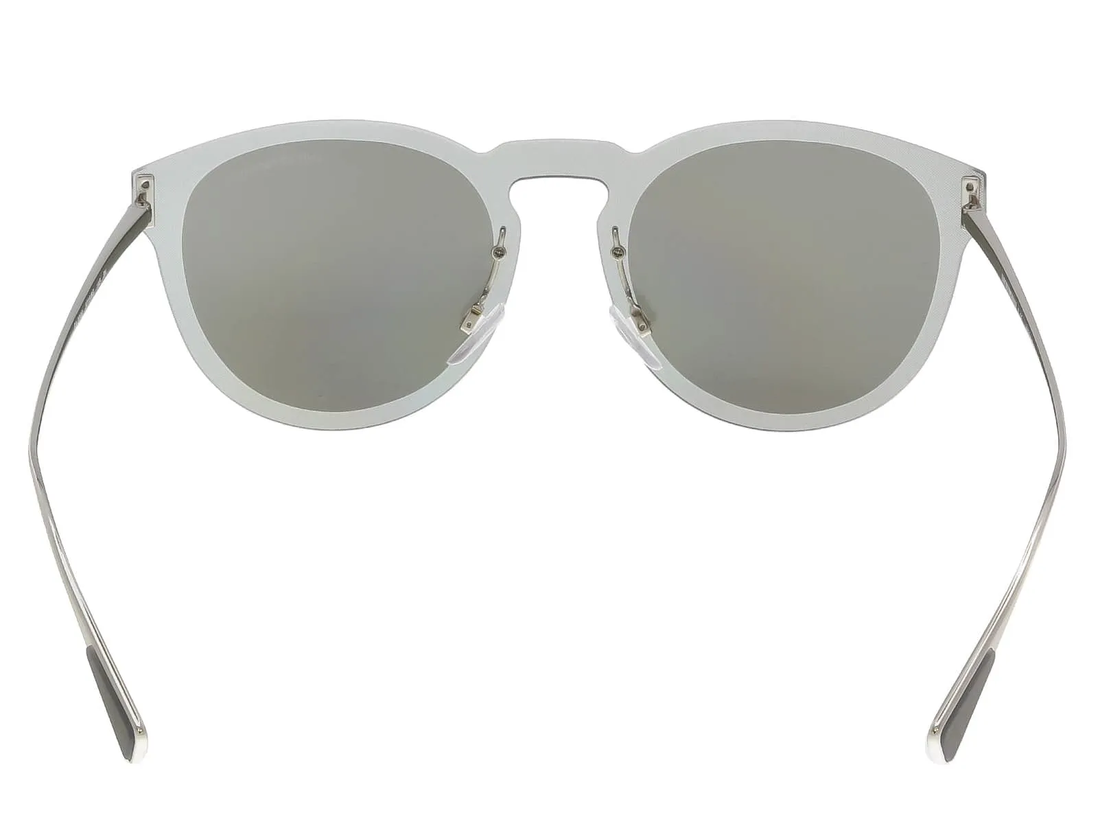 Emporio Armani EA2049 30156G Silver Round Sunglasses