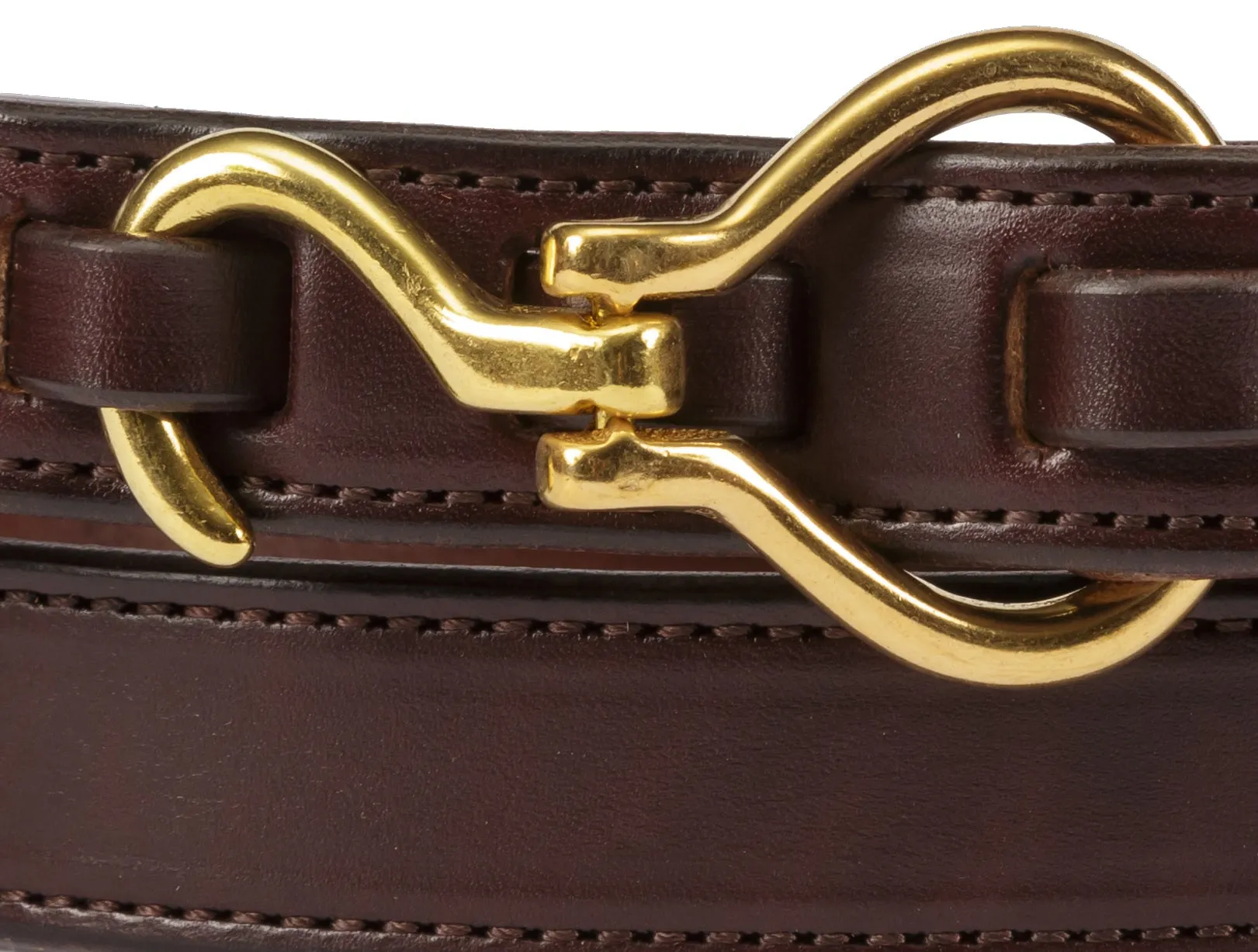 EQUESTRIAN LEATHER BELT - Unique Horse Hoofpick & Loop Closure