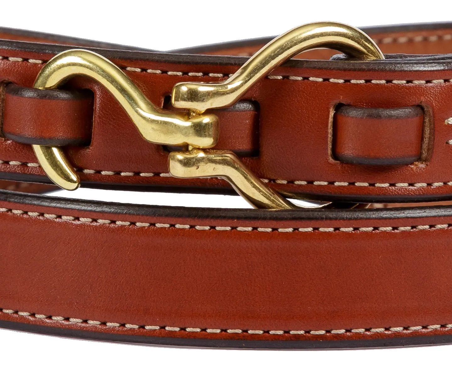 EQUESTRIAN LEATHER BELT - Unique Horse Hoofpick & Loop Closure