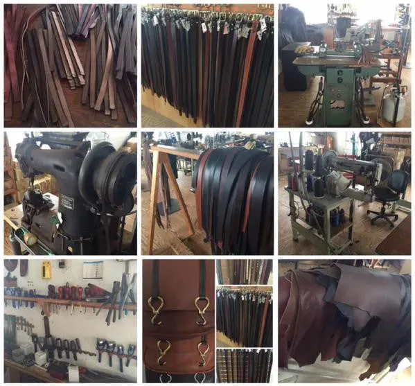 EQUESTRIAN LEATHER BELT - Unique Horse Hoofpick & Loop Closure