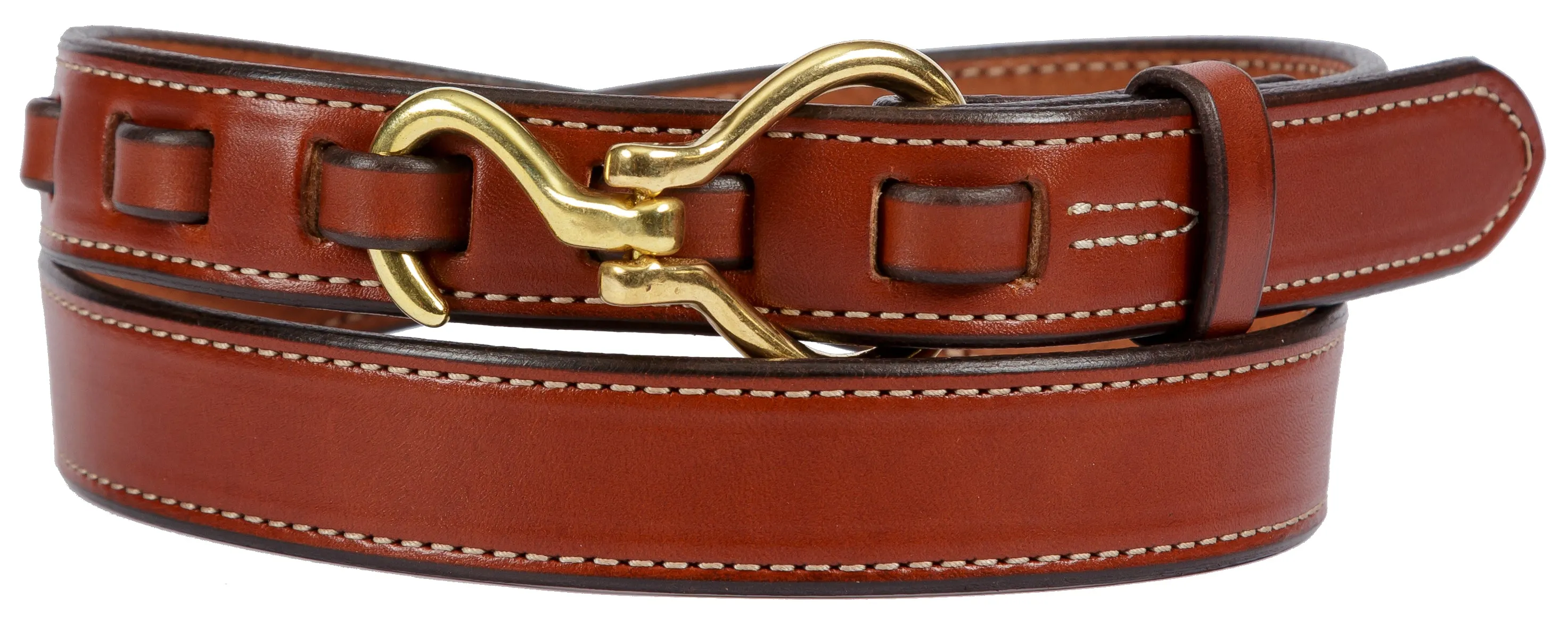 EQUESTRIAN LEATHER BELT - Unique Horse Hoofpick & Loop Closure