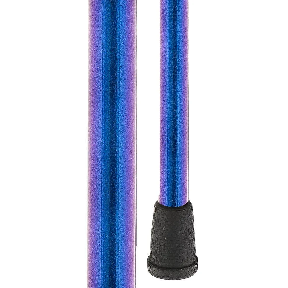 Exclusive Color-Changing Metallic Blue Cane: Carbon Fiber