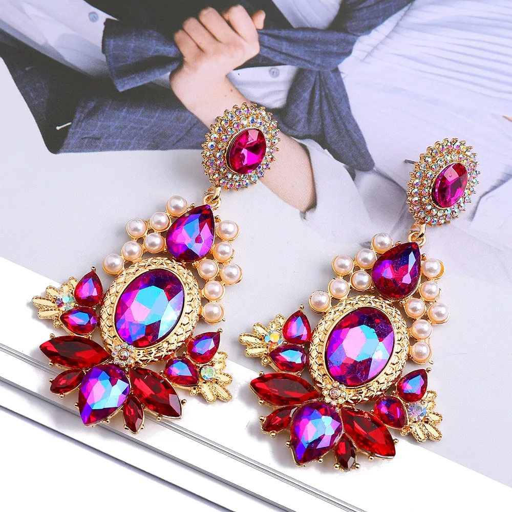 Fashion Design Dangle Statement Earrings For Women