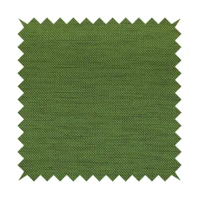 Festival Colourful Textured Chenille Plain Upholstery Fabric In Green Lime