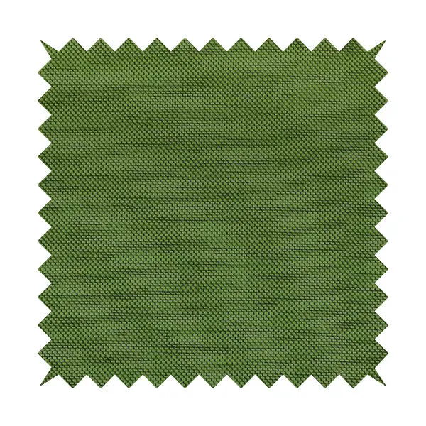 Festival Colourful Textured Chenille Plain Upholstery Fabric In Green Lime