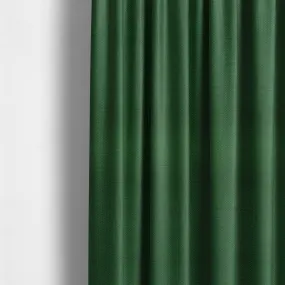 Festival Colourful Textured Chenille Plain Upholstery Fabric In Green - Made To Measure Curtains