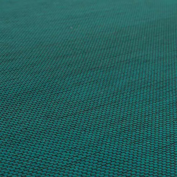 Festival Colourful Textured Chenille Plain Upholstery Fabric In Teal Blue - Handmade Cushions