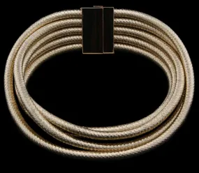 Five-layered coil-style CHOKER NECKLACE (Six colors)