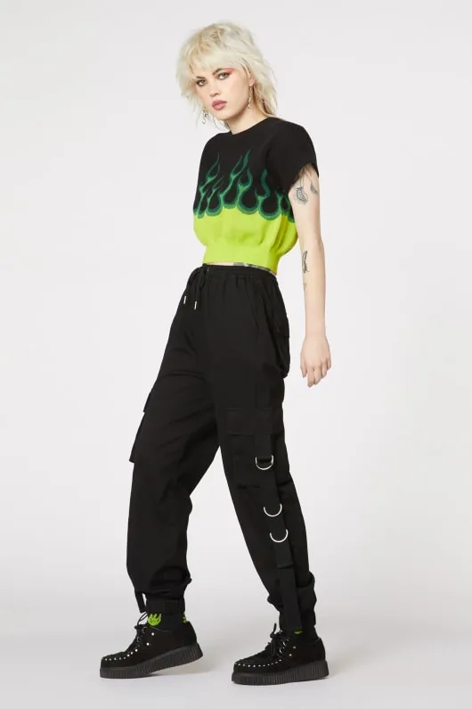 Flame On Sleeveless Knit