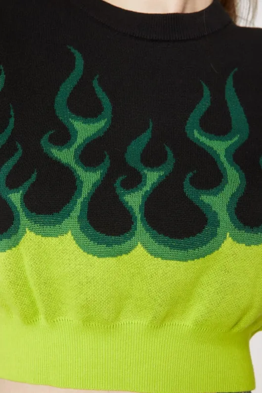 Flame On Sleeveless Knit