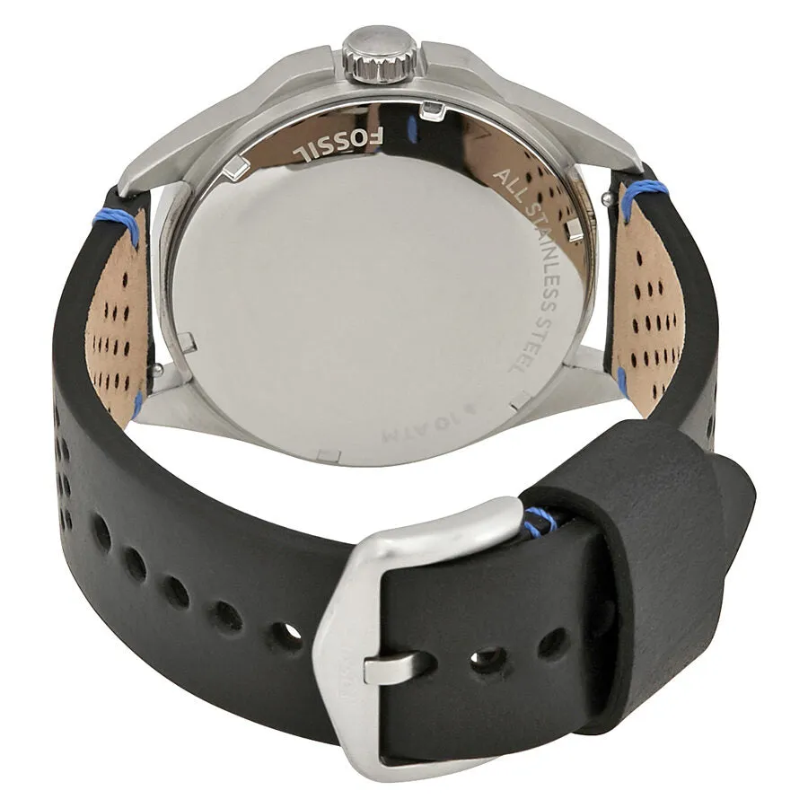 Fossil Sport 54 Black Dial Batman Bezel Men's Watch FS5321
