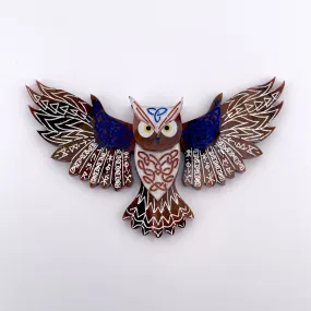 Freya the horned owl 🦉 - Brooch - Set of 4