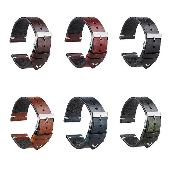 Garmin Fenix 7x Vintage Oiled Leather Watch Straps
