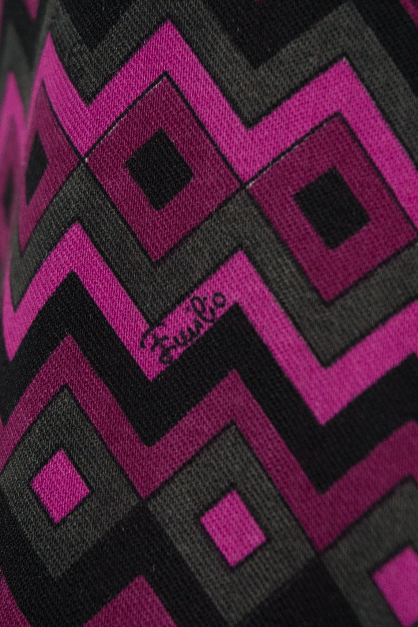 Geometric Chevron Striped Blouse