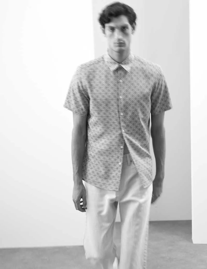 Geometric Print Shirt
