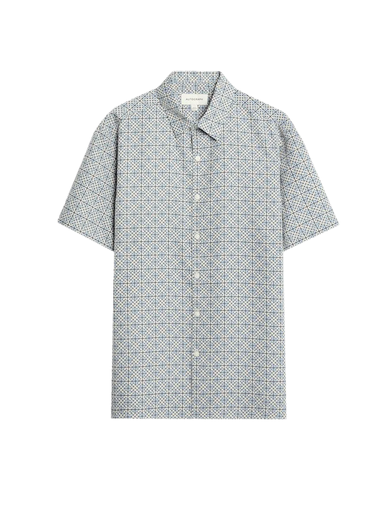 Geometric Print Shirt