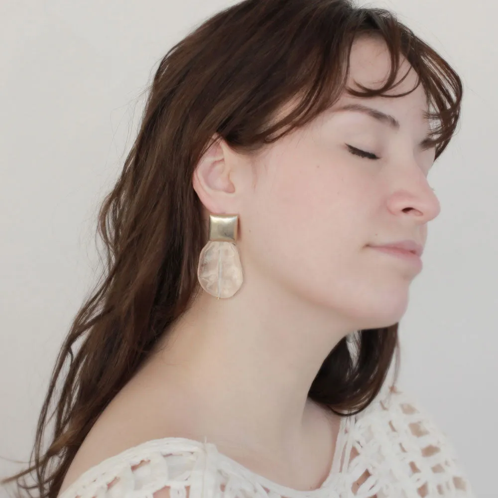 Geometric Statement Earrings