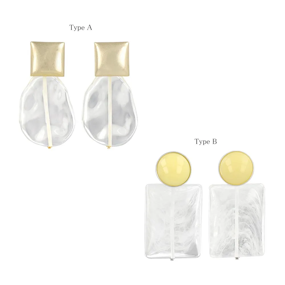 Geometric Statement Earrings