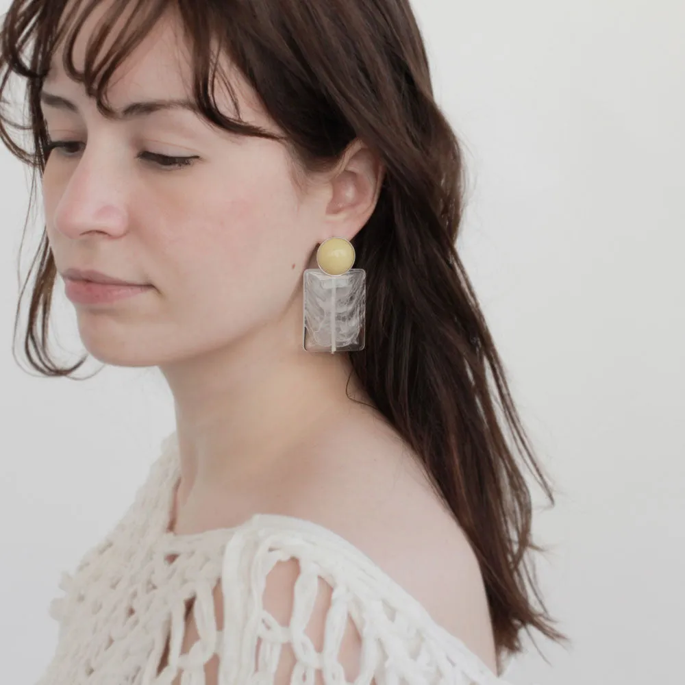 Geometric Statement Earrings