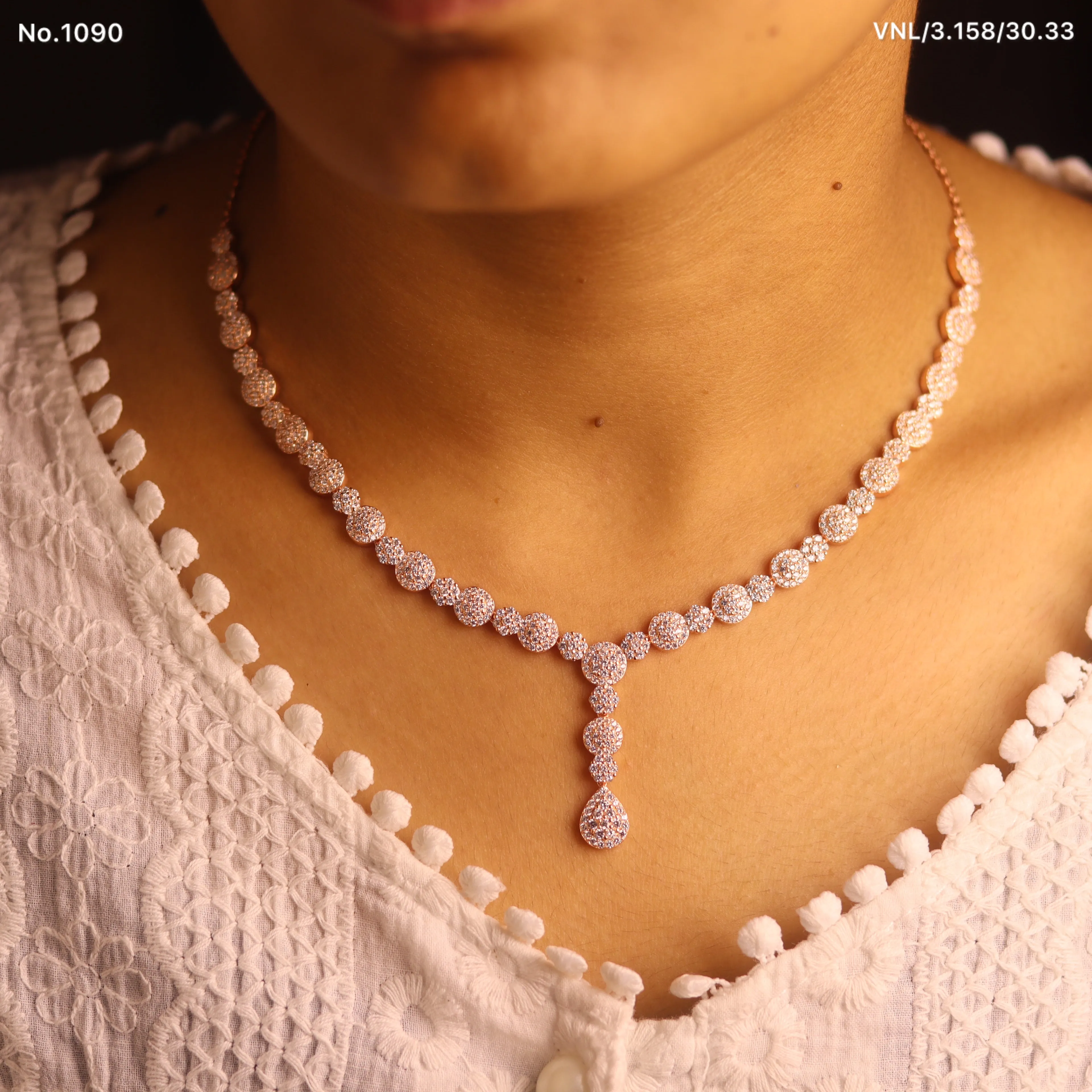 Gilded Grace Women's Pure Silver Necklace