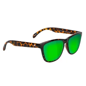 Glassy Deric Polarized Tortoise/Green Mirror