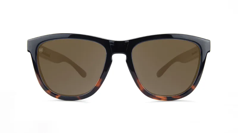 Glossy Black and Tortoise Shell Fade / Amber Premiums