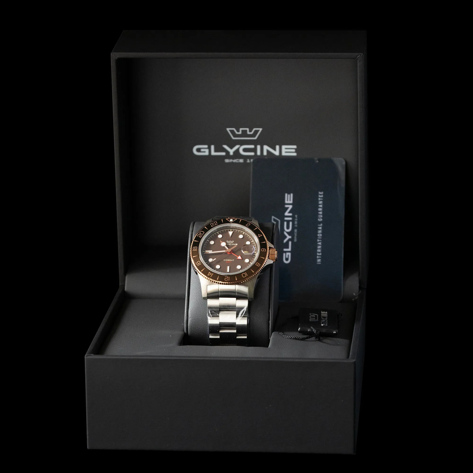 Glycine - Combat Sub Sport GMT 'Root Beer' GL1056