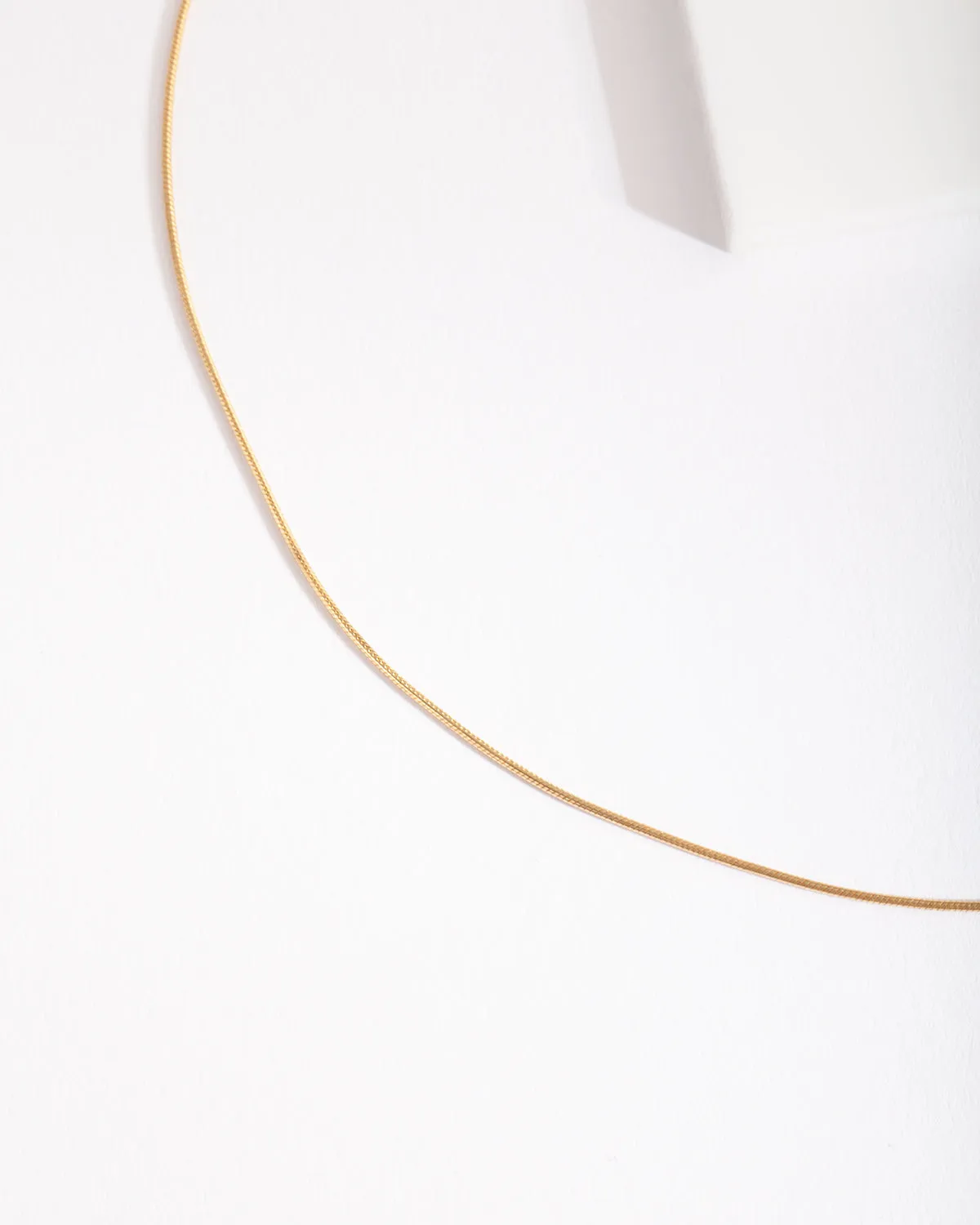 Gold Plated Sterling Silver Snake Chain Choker