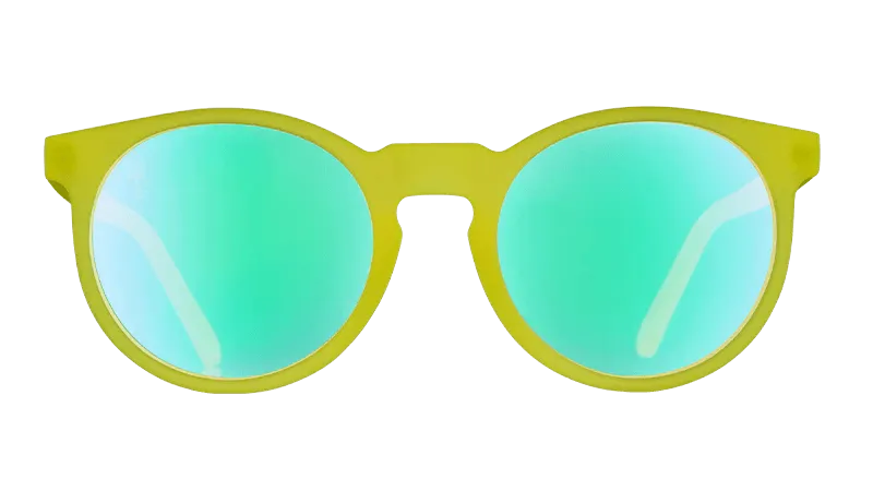 Goodr Circle Gs Polarized Sunglasses – No-Slip, No-Bounce, UV400 Protection with Retro Round Frame for Running, Cycling & Everyday Wear