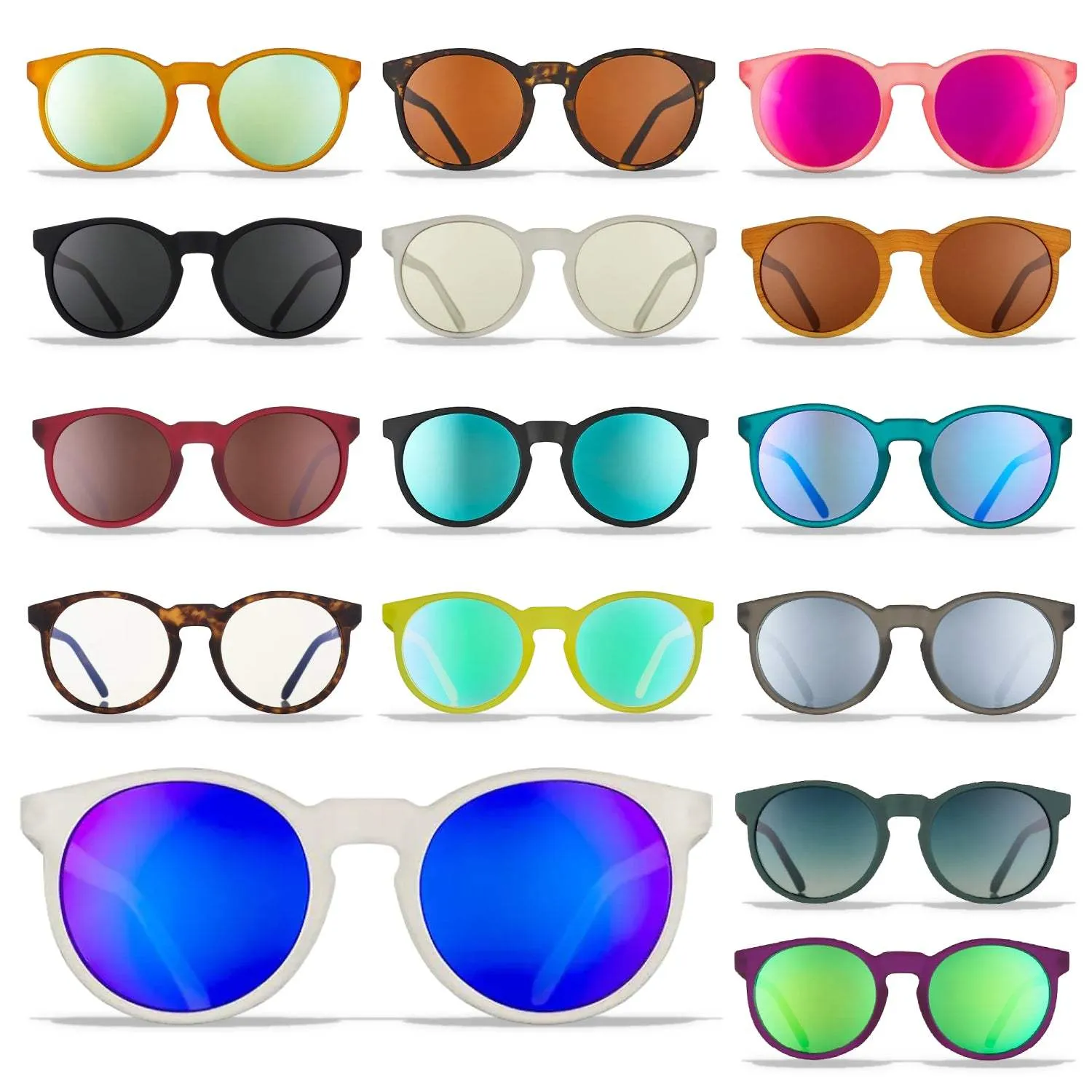 Goodr Circle Gs Polarized Sunglasses – No-Slip, No-Bounce, UV400 Protection with Retro Round Frame for Running, Cycling & Everyday Wear