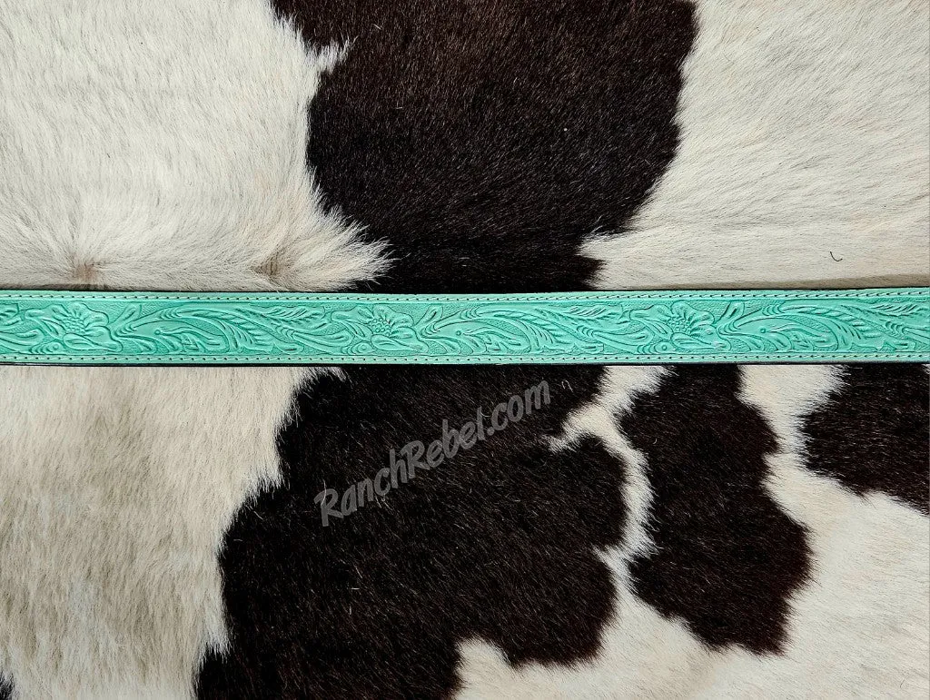 Green Turquoise Belt & Buckle Set #5571