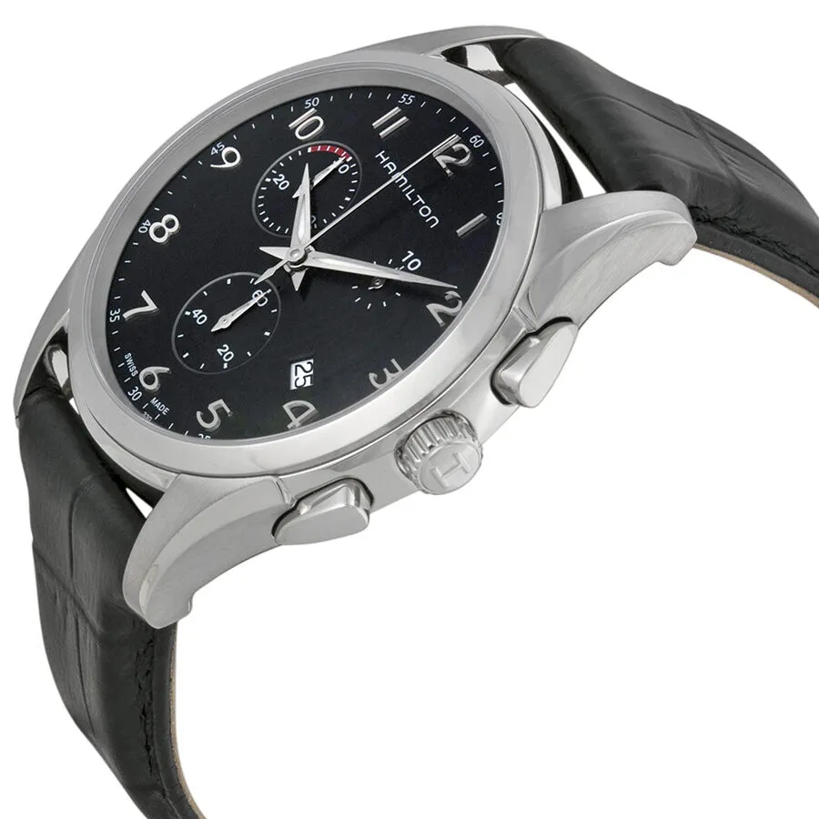 Hamilton Jazzmaster Thinline Chronograph Black Dial Men's Watch H38612733