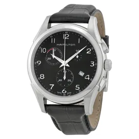 Hamilton Jazzmaster Thinline Chronograph Black Dial Men's Watch H38612733