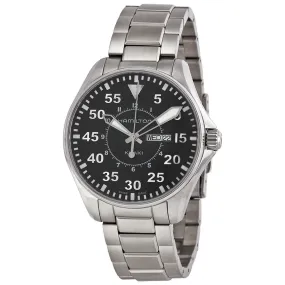 Hamilton Khaki Pilot Black Dial Men's Watch H64611135