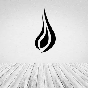 Hanukkah Candle Flame Decal