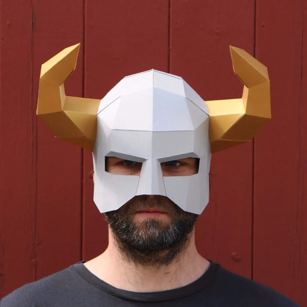 Horned Barbarian Helmet