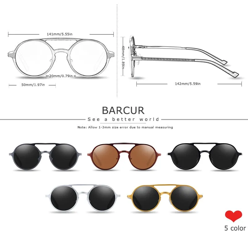 Hot Black Goggle Male Round Sunglasses Luxury Brand Men Glasses Retro Vintage Women Sun Glasses UV400 Eyewear