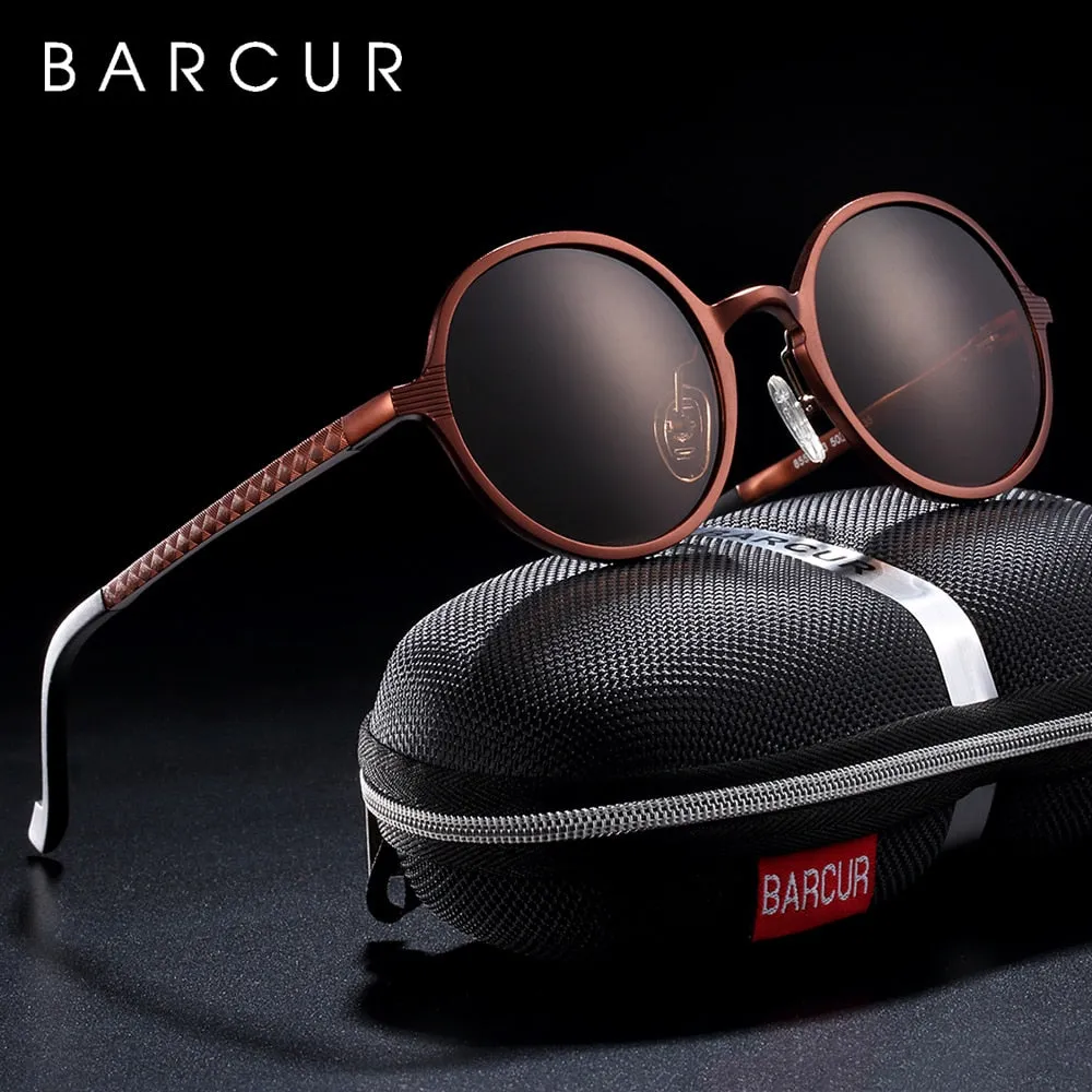 Hot Black Goggle Male Round Sunglasses Luxury Brand Men Glasses Retro Vintage Women Sun Glasses UV400 Eyewear