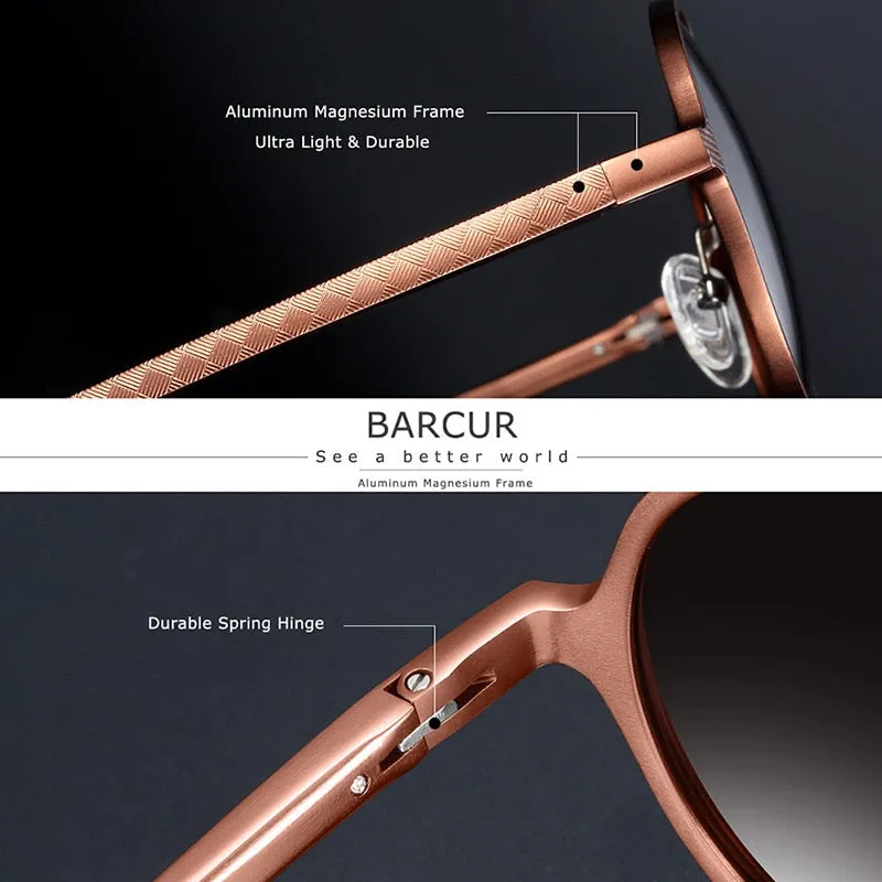 Hot Black Goggle Male Round Sunglasses Luxury Brand Men Glasses Retro Vintage Women Sun Glasses UV400 Eyewear