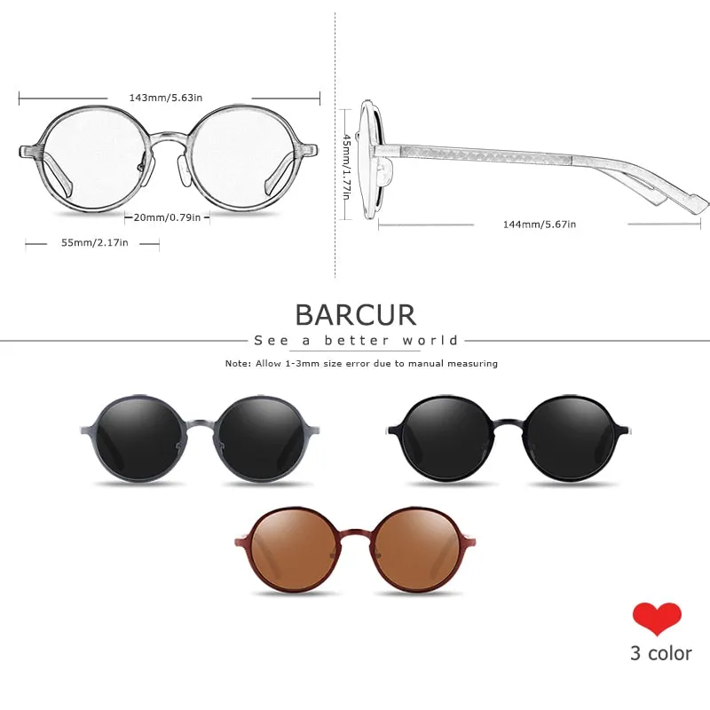 Hot Black Goggle Male Round Sunglasses Luxury Brand Men Glasses Retro Vintage Women Sun Glasses UV400 Eyewear