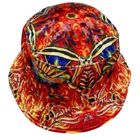 In Our Midst / Flame Wheel - Reversible Crushed Velvet Bucket Hat